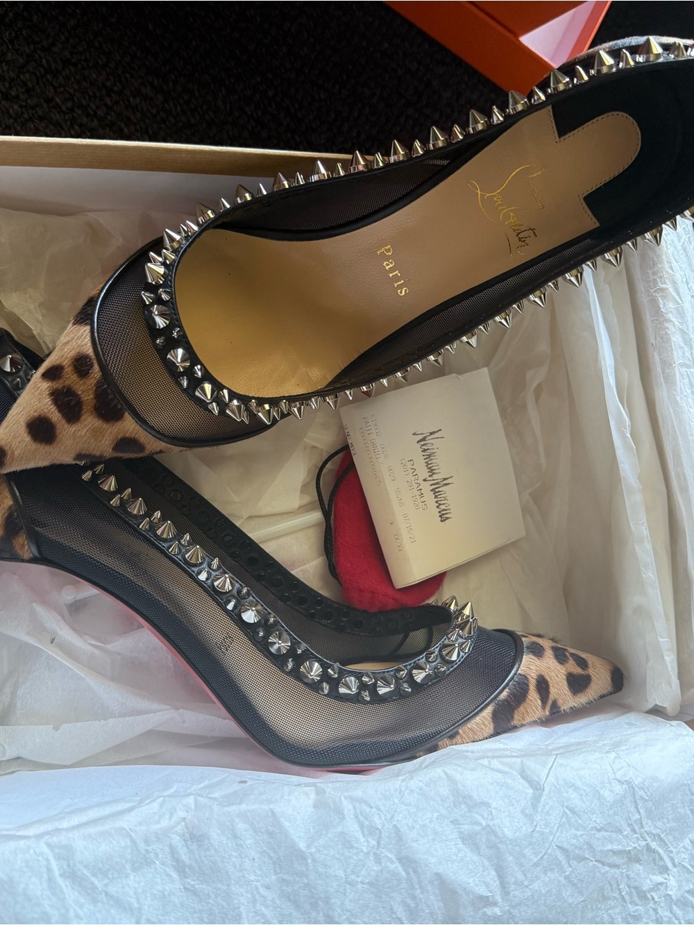 Christian Louboutin calf or pony hair size 40/9